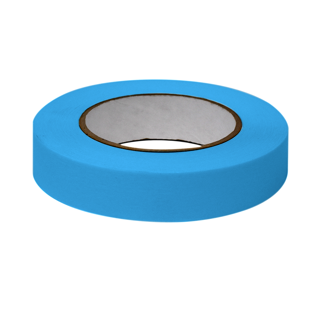 Globe Scientific Labeling Tape, 1" x 60yd per Roll, 3 Rolls/Case, Blue  